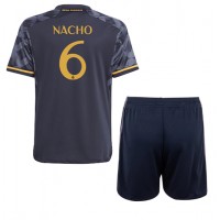 Camiseta Real Madrid Nacho #6 Segunda Equipación Replica 2023-24 para niños mangas cortas (+ Pantalones cortos)
